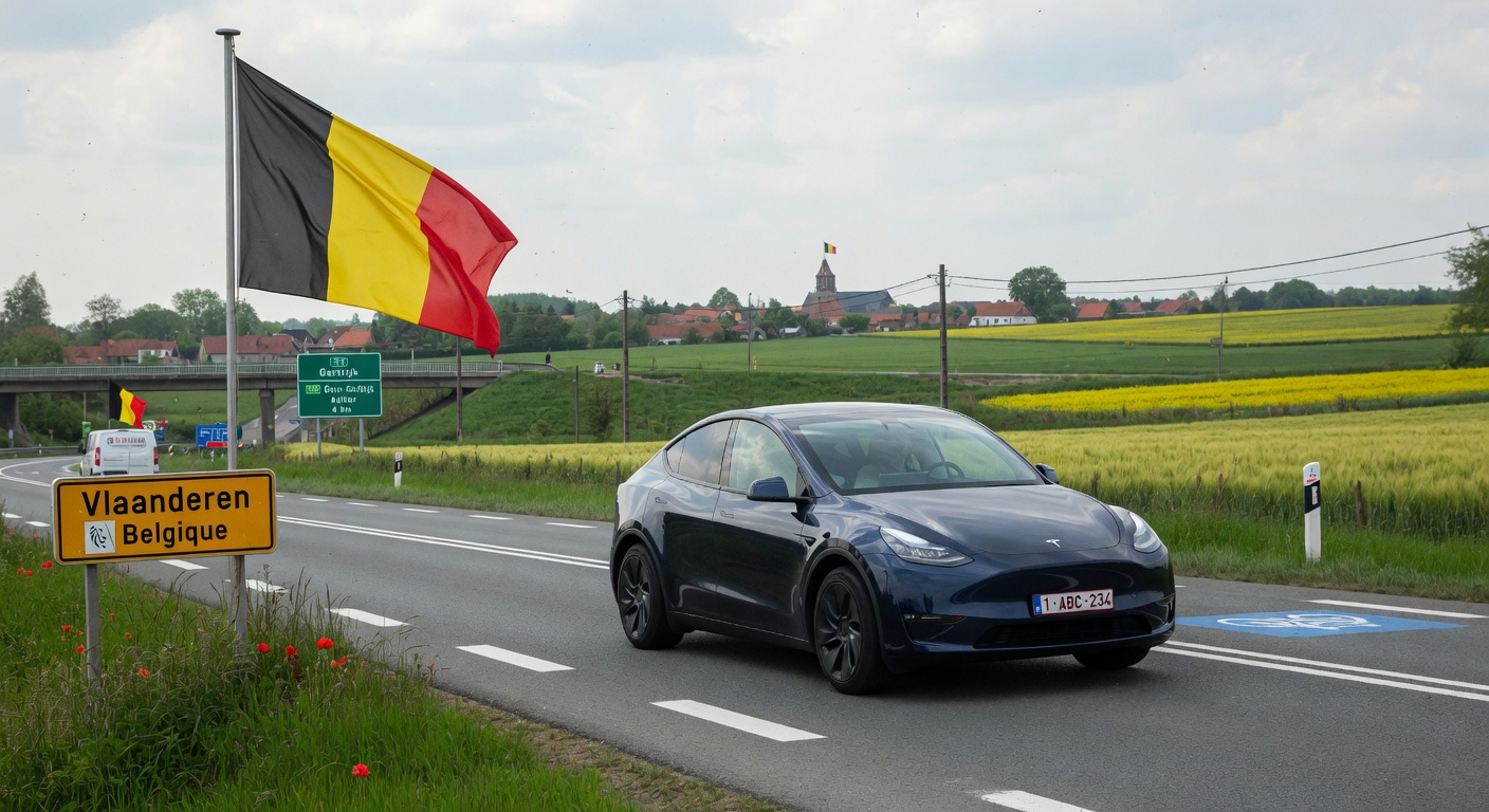 Tesla Completes 5,000 km FSD Testing in Flanders as Belgium Advances Toward Approval