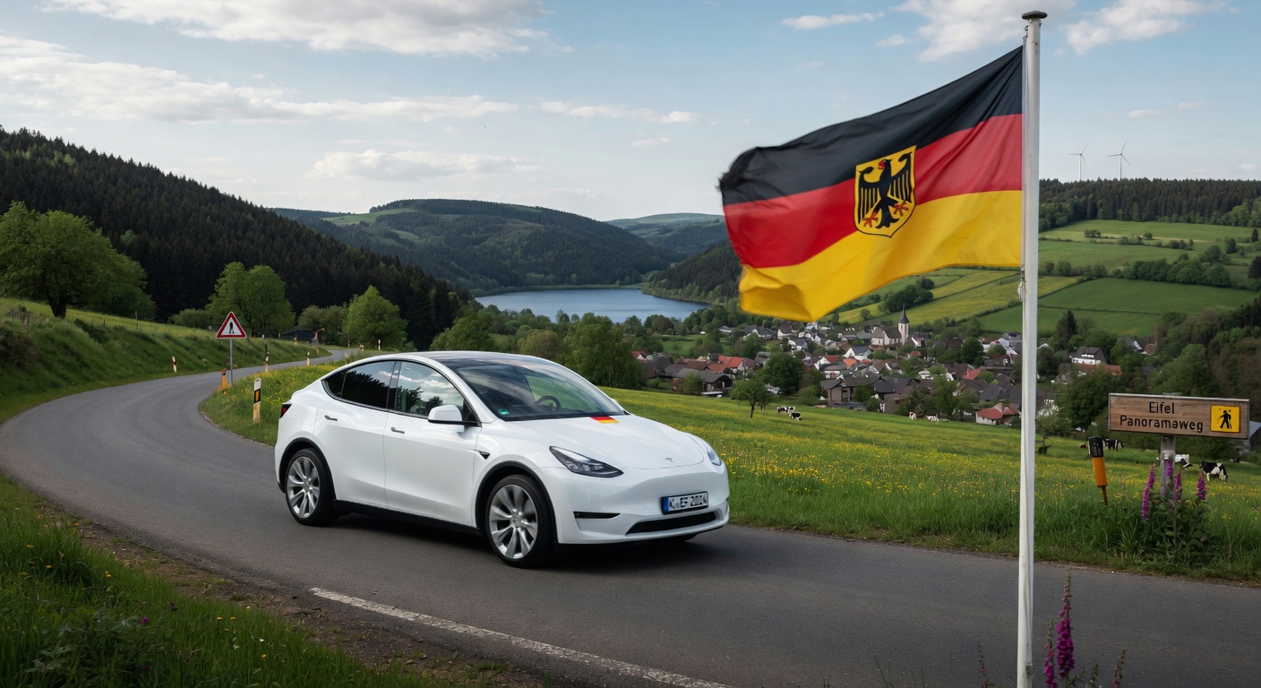 Tesla FSD Supervised Shuttle Pilot Launches in Germany’s Eifel Region
