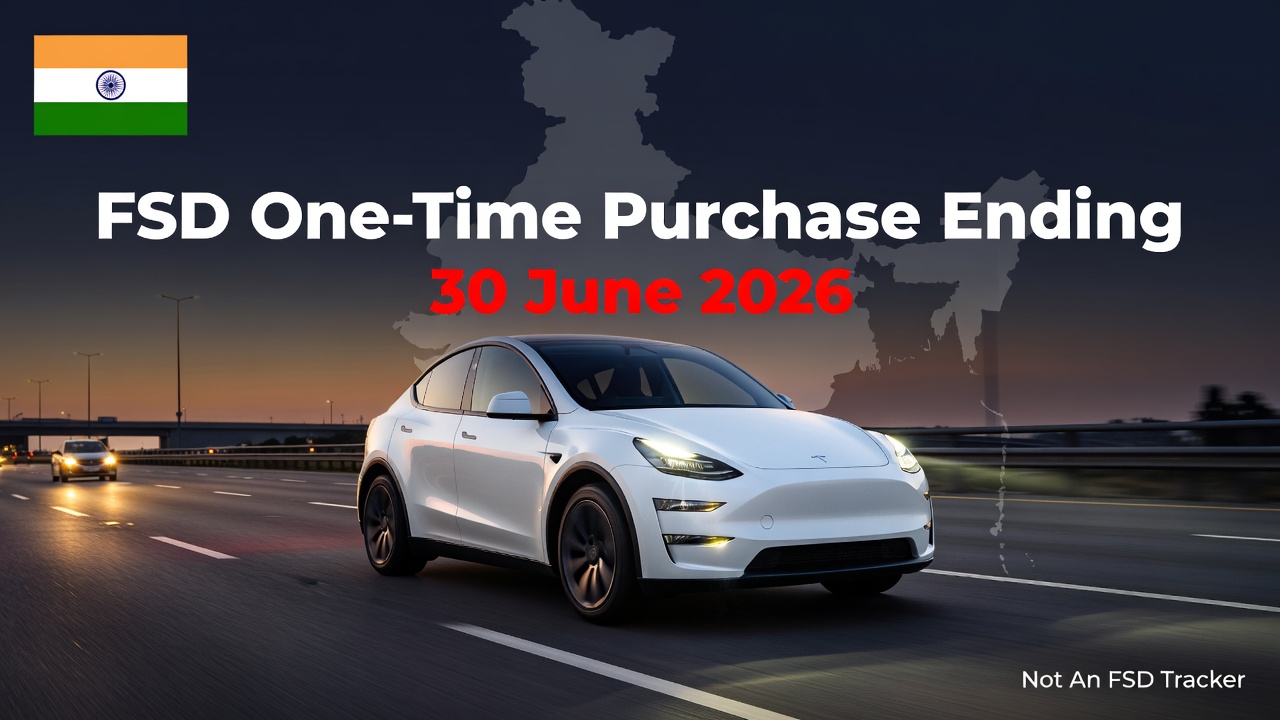 Tesla FSD One-Time Purchase in India Ends 30 June 2026: MoRTH Regulatory Update