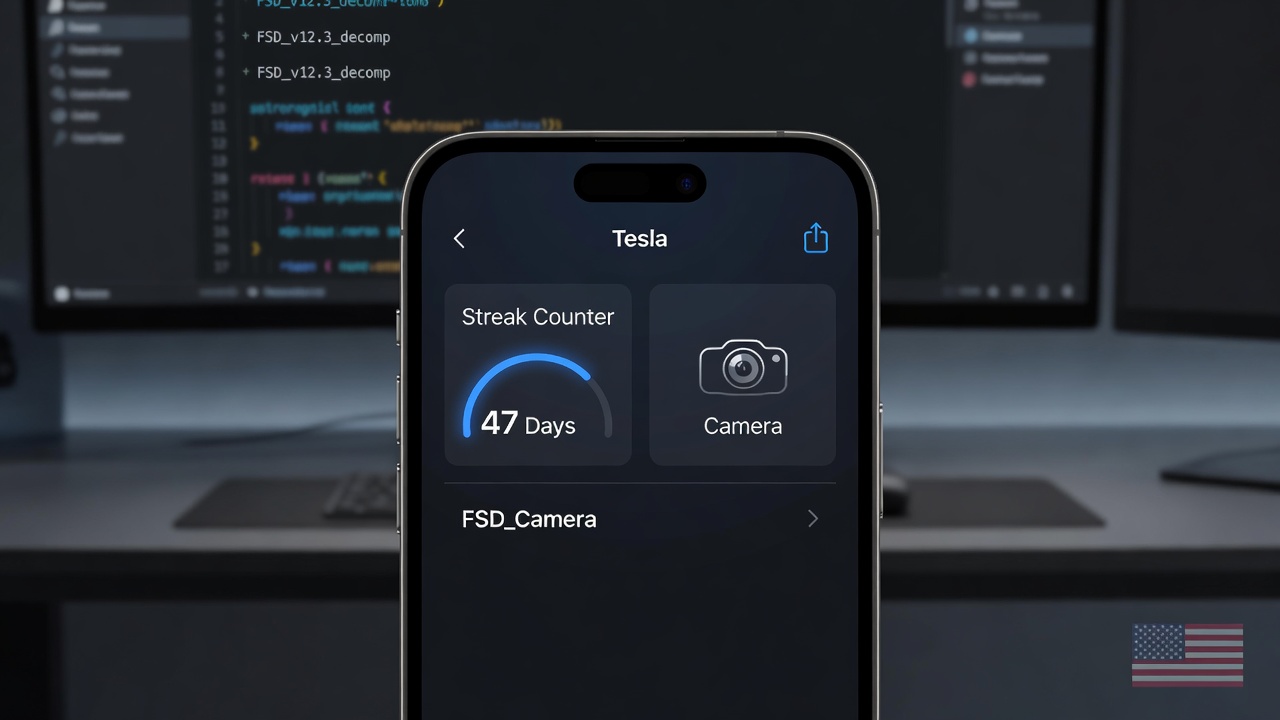 Tesla App Decompile Reveals New FSD Streak Tracking and Cabin Camera Checks